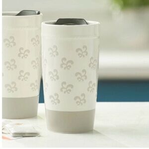 Princess House Marbella Insulated Ceramic Tumbler New In Box Vaso Térmico NUEVO!